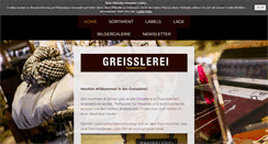 Desktop Screenshot of greisslerei.com