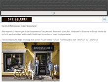 Tablet Screenshot of greisslerei.com